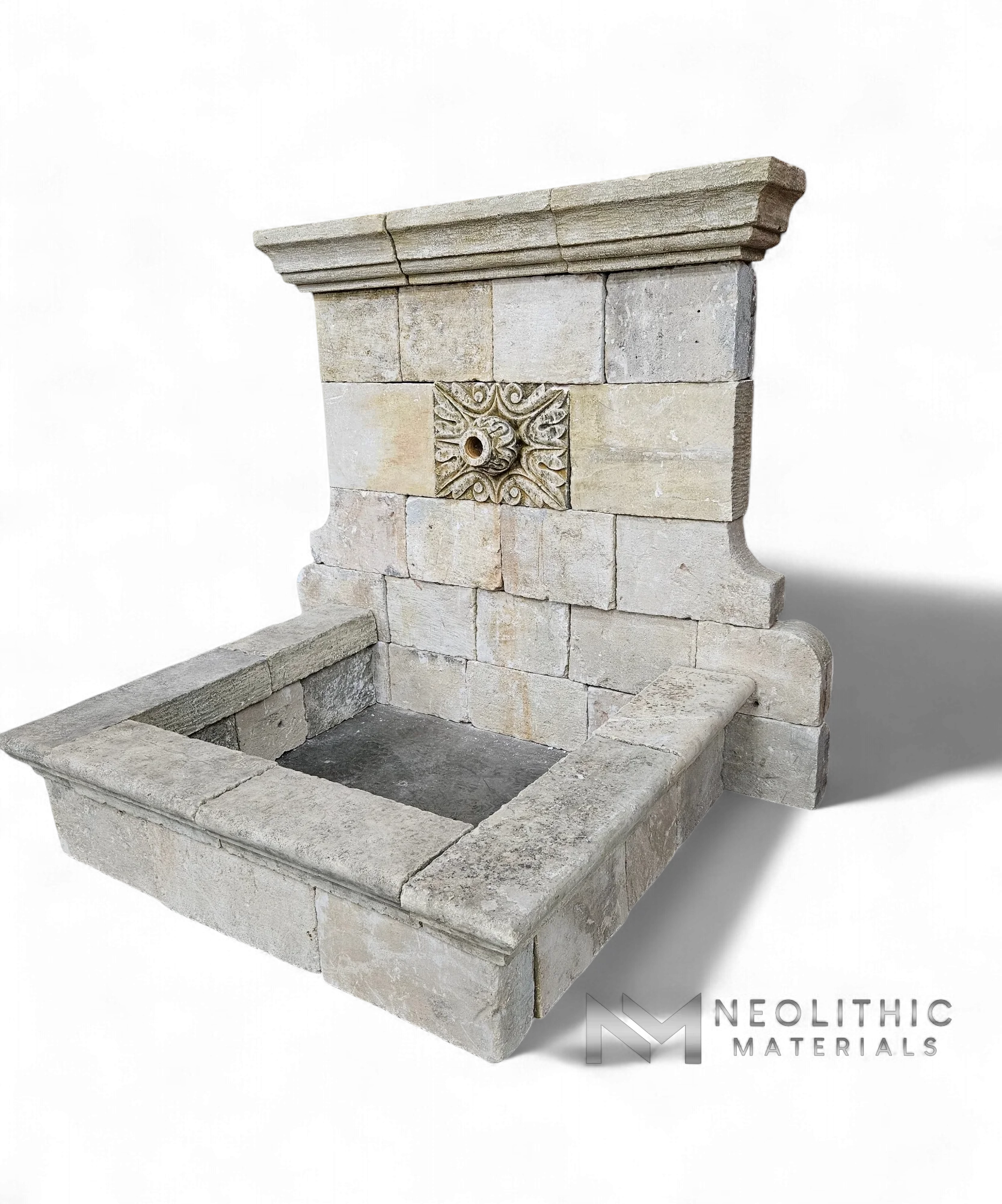 Reclaimed Limestone Fountain - Image 3